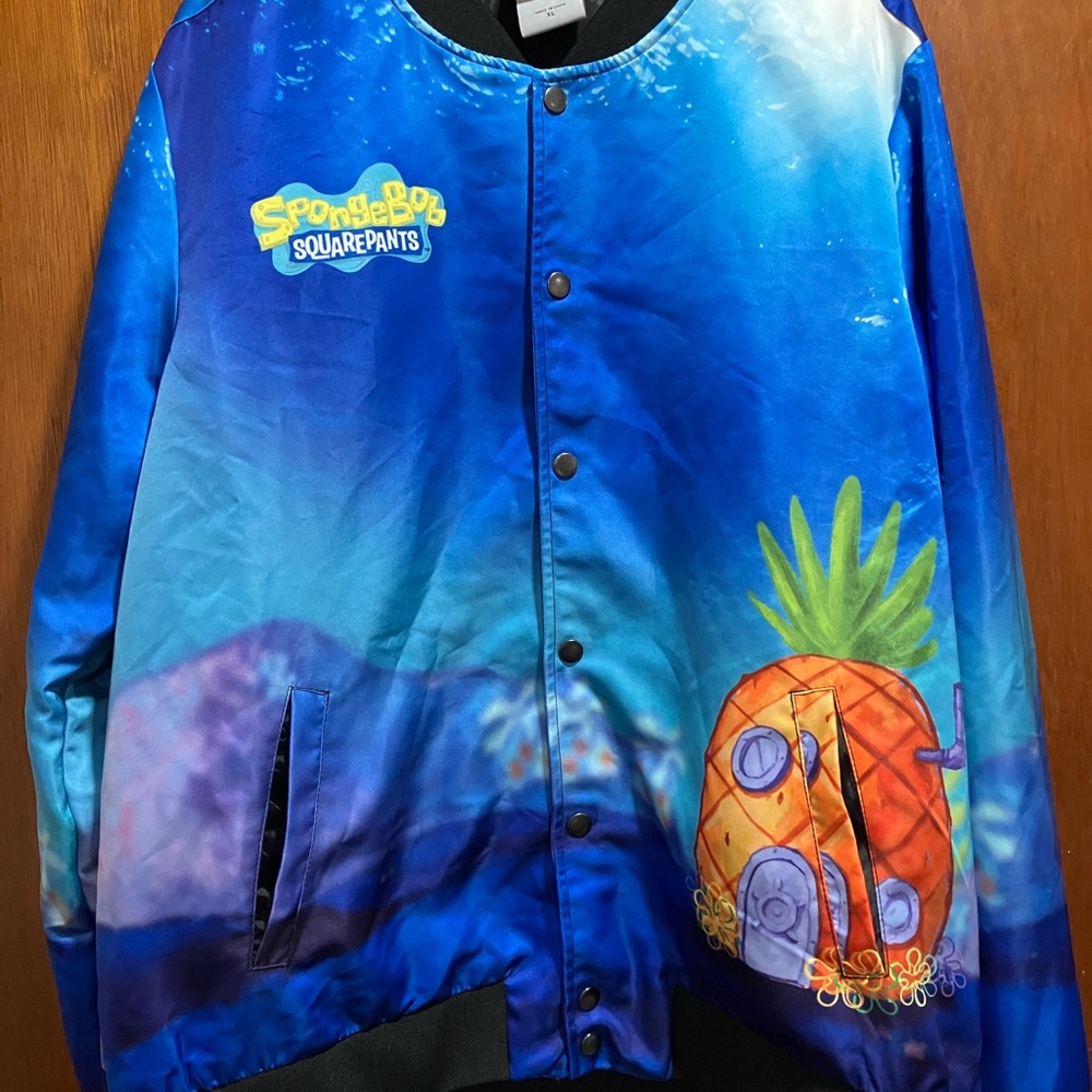 Spongebob Squarepants Blue Jacket - image 1